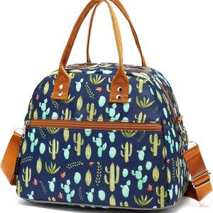 Insulated Lunch Bag With Shoulder Strap for Women, Men, and Kids, Large and Reus